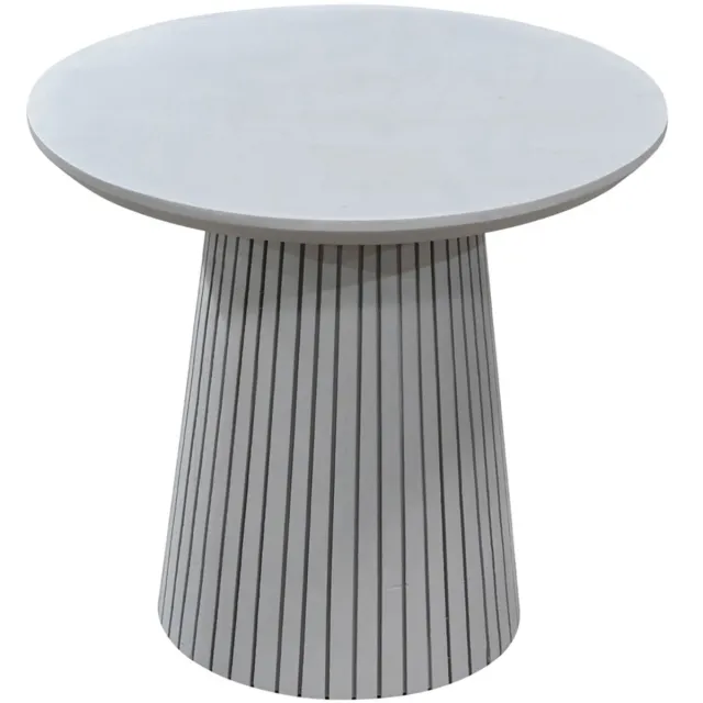 Starfurn Salontafel Solana - Rond Taupe Hout - 50x50x46cm