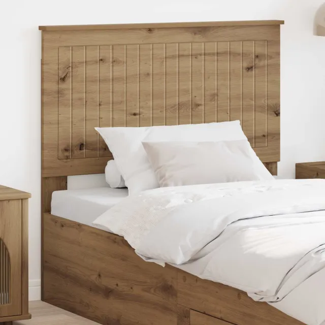 vidaXL Hoofdbord Artisan Eiken Bewerkt hout Bruin