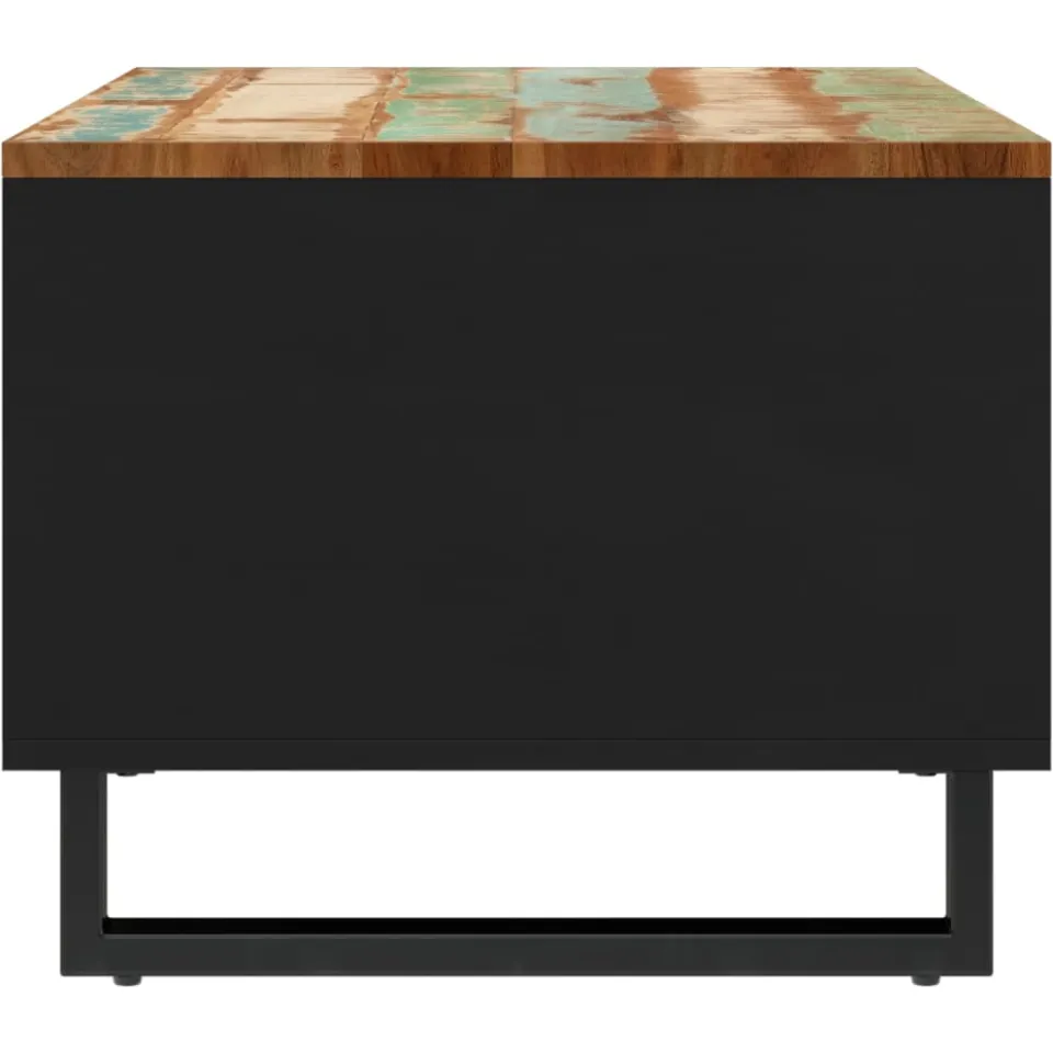vidaXL Salontafel 60x50x40 cm massief gerecycled hout meerkleurig, foto 4