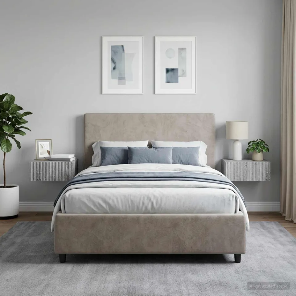 vidaXL Wandbeugel Bedkast 2 st Grijs sonoma 49 x 34,5 x 20 cm, foto 4