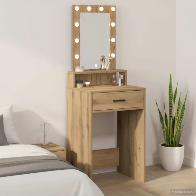 vidaXL Plafondtafel Bruin 50 x 41 x 140 cm Bewerkt hout, foto 2