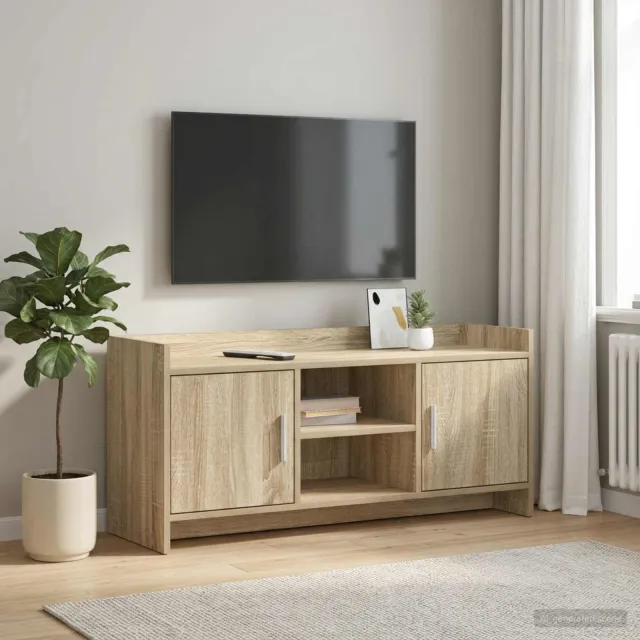 vidaXL TV-kast 102 x 33 x 47 cm Sonoma Eiken Bewerkt hout, foto 2