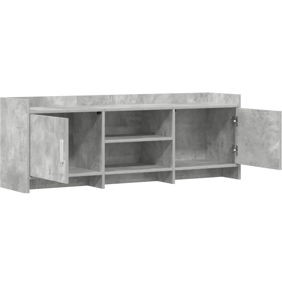 vidaXL TV-kast 130 x 33 x 47 cm Betongrijs Bewerkt hout grijs, foto 4