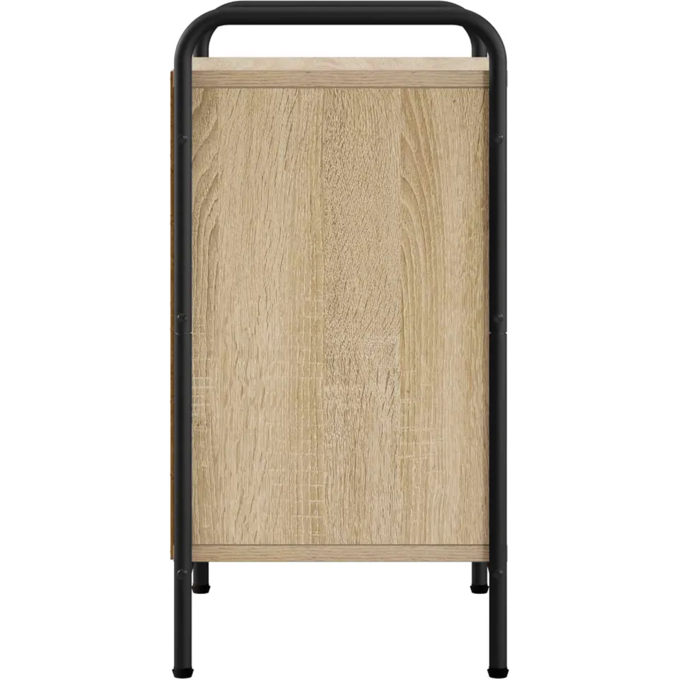 vidaXL Nachtkastje Sonoma Eiken 40 x 30 x 60 cm Bewerkt hout, foto 4