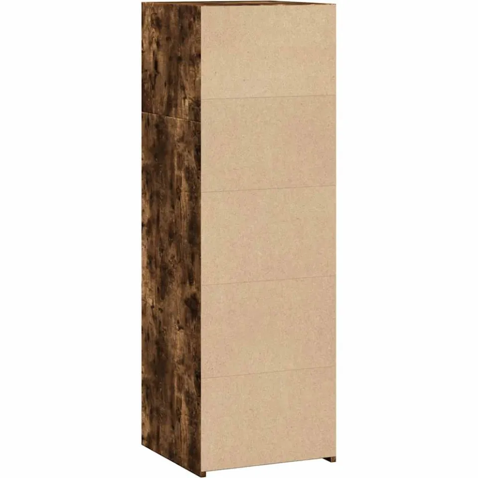 vidaXL Hoge kast 40x41x124 cm bewerkt hout gerookt eikenkleurig, foto 4