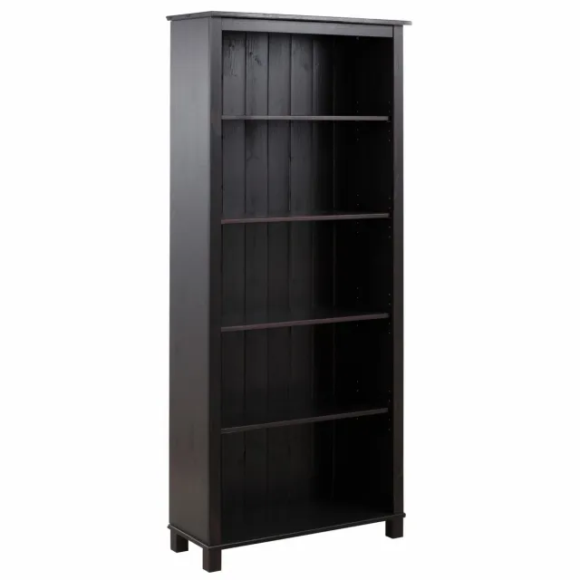 Notio Living Pivo - Bookcase with 4 shelves in pine havana (171 x 77 x 31 cm) Bruin
