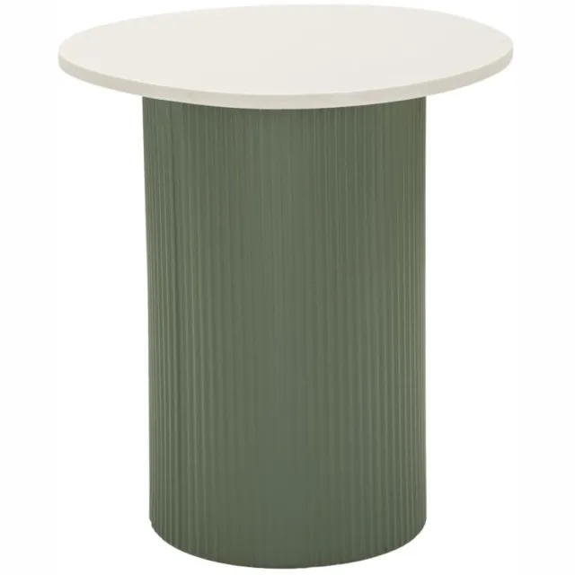 Mauro Ferretti Bijzettafel Frankfurt Marble End Table 40×42×45 cm Groen
