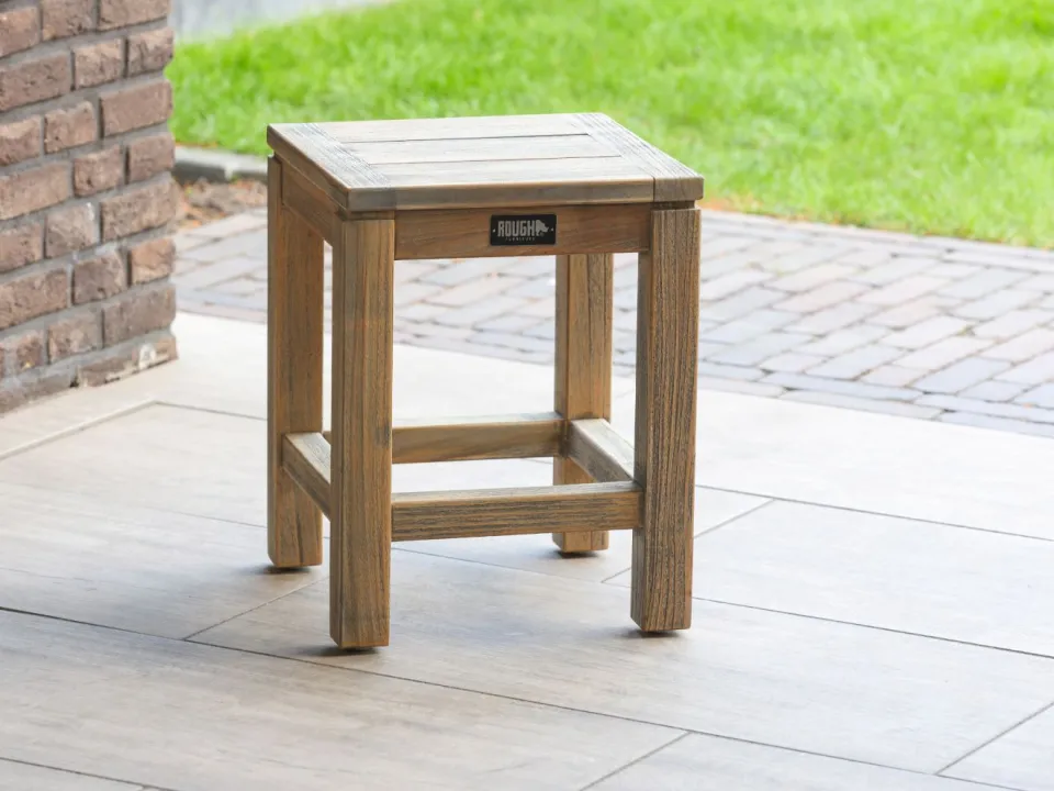 ROUGH Furniture ROUGH-X Lage kruk Bruin