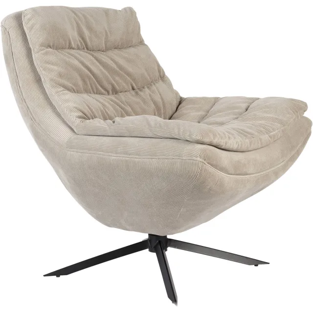 Dutchbone fauteuil Vince Beige