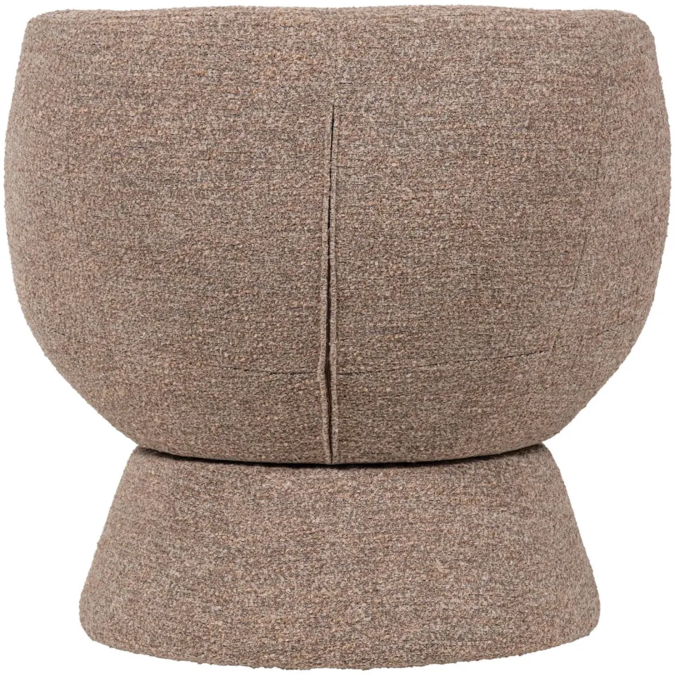 WOOOD Shuffle Draaifauteuil - Melange - Grijs - 72x73x71, foto 4