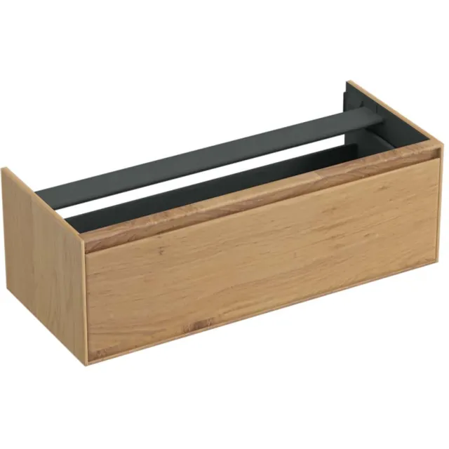 Forzalaqua Onderkast Forzalaqua Reno 120x51x40 Cm 1 La Softclose Eiken Smoke