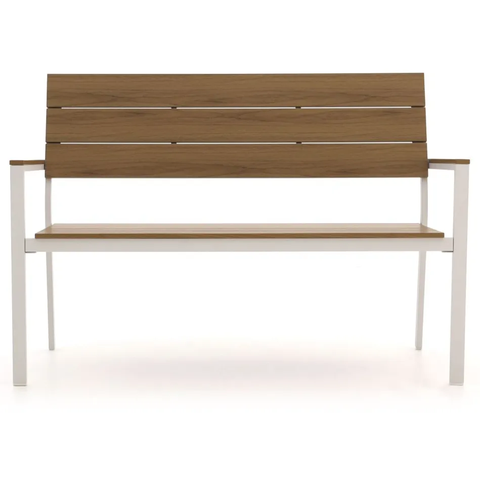 Bellagio tuinmeubelen Bellagio Fidenza tuinbank 128cm wit, foto 4
