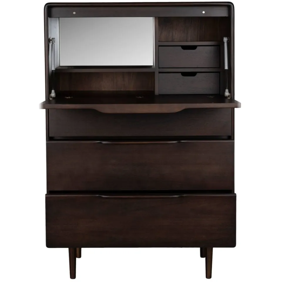 Dutchbone Elroy Ladekast Laag 120 cm Walnootkleur Bruin, foto 2