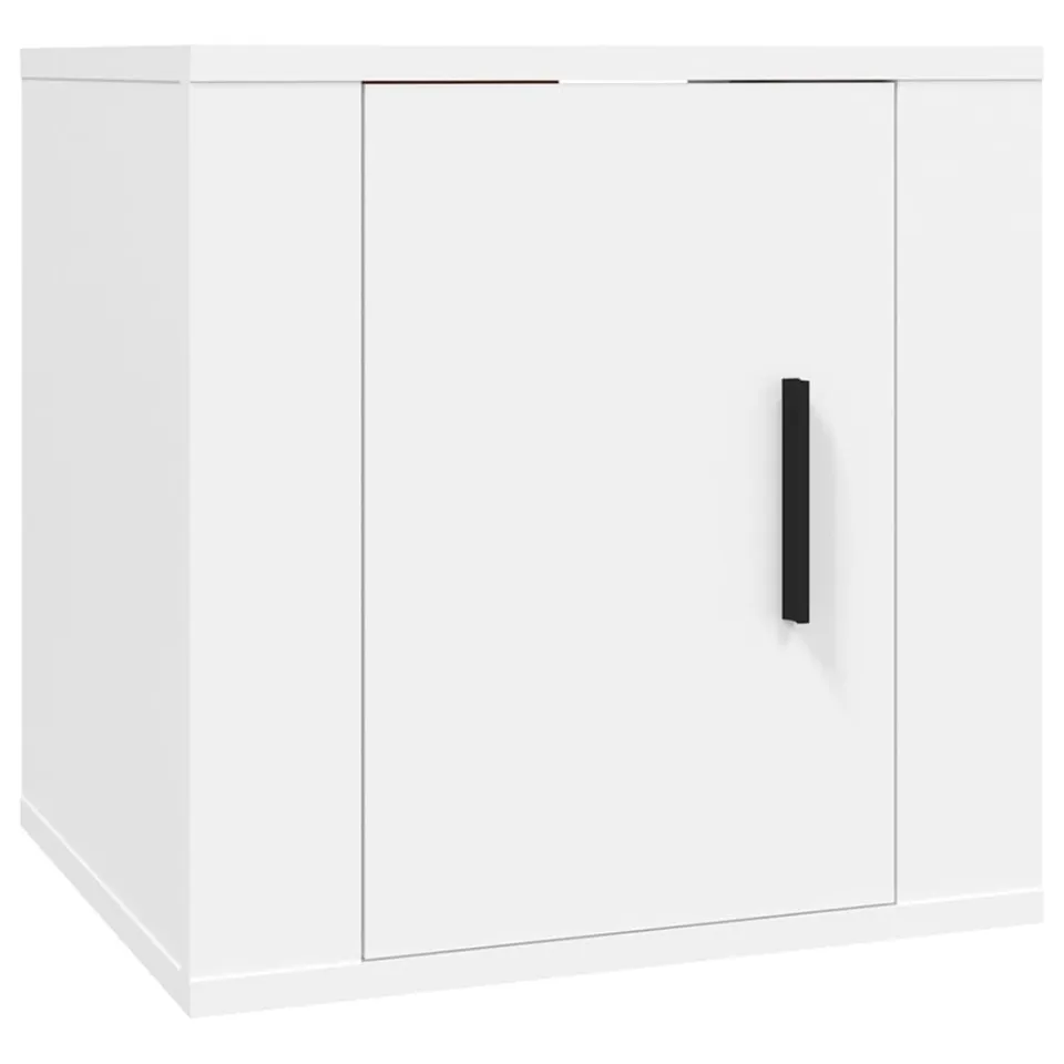 vidaXL 6-delige Tv-meubelset bewerkt hout wit, foto 4