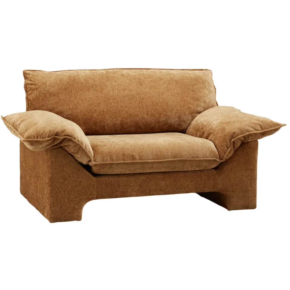 NOUS Living Woodstock loveseat cognac, foto 4