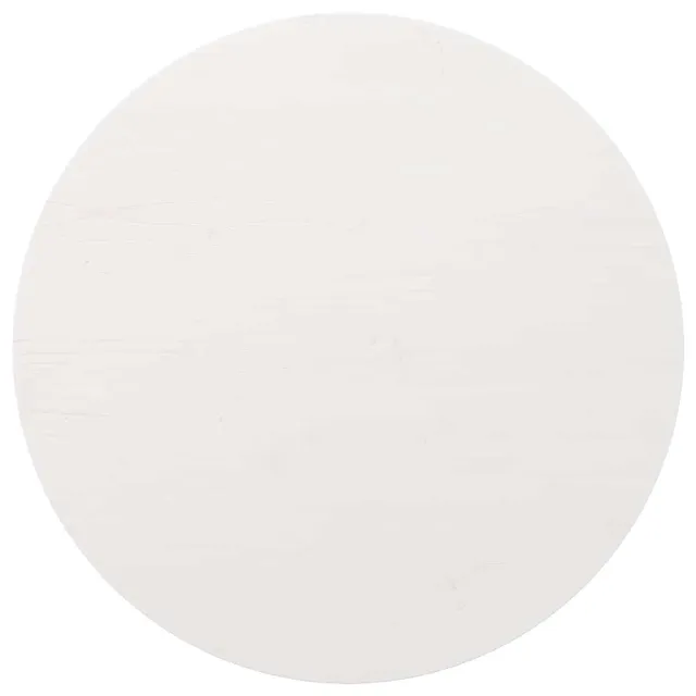 vidaXL Tafelblad Ø90x2,5 cm massief grenenhout wit
