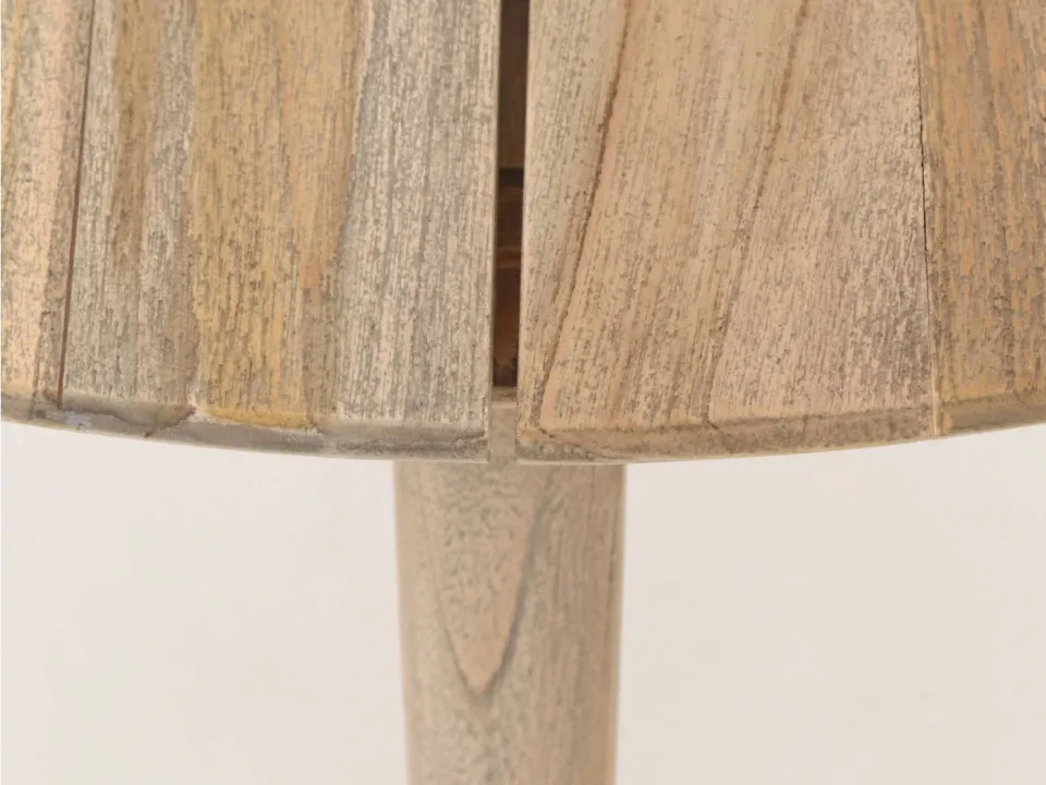 ROUGH Furniture ROUGH-K lounge tuintafel ø 85cm bruin, foto 4