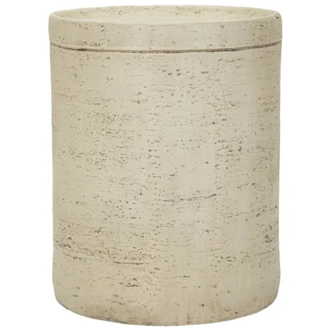 Mauro Ferretti Bijzettafel Antic End Table Cm Ø 35×43 cm Crème