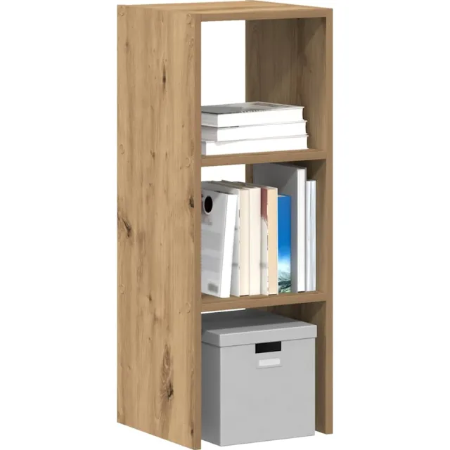 vidaXL Boekenkast stapelbaar 30x30x80 cm bewerkt hout artisanaal eiken Bruin