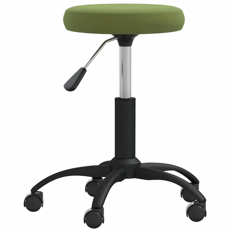 vidaXL Eetkamerstoel fluweel lichtgroen groen, foto 2