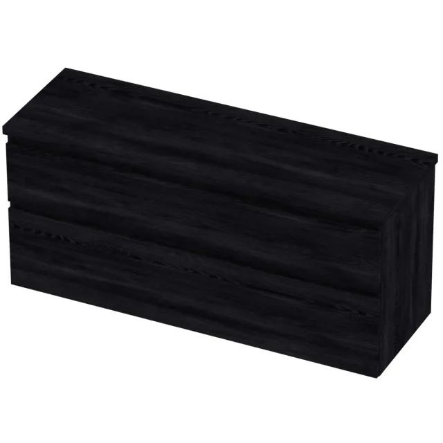 Proline Deck Badmeubelset Asymmetrisch 140x46x55 cm Black Oak
