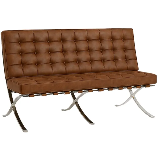 Meubeldistrict Oslo Chair - Vintage Bruin - Fauteuil - Stoel - Loungestoel - 2-zits - Zetel - Relaxfauteuil
