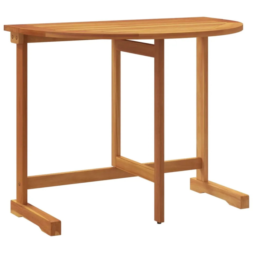 vidaXL Balkontafel inklapbaar 90x60x72 cm massief acaciahout bruin