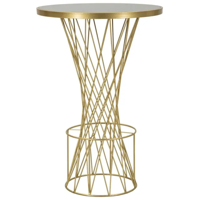 Mauro Ferretti Bartafel Tower Bar Table New Ø 70×103 cm Goud An D Zwart