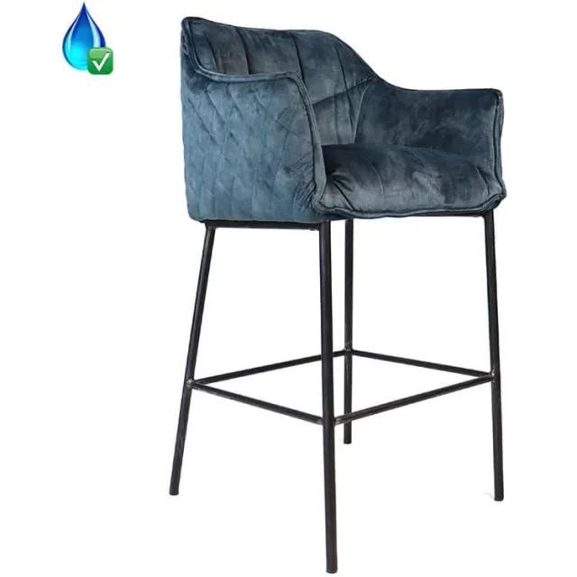 NordXL Kruk Jayron blauw velvet