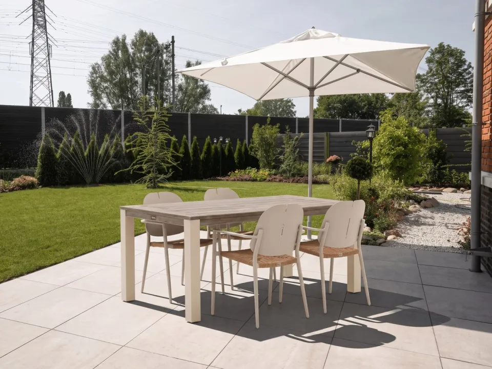 Manifesto Furniture Manifesto Talvullia dining tuinstoel stapelbaar taupe, foto 3