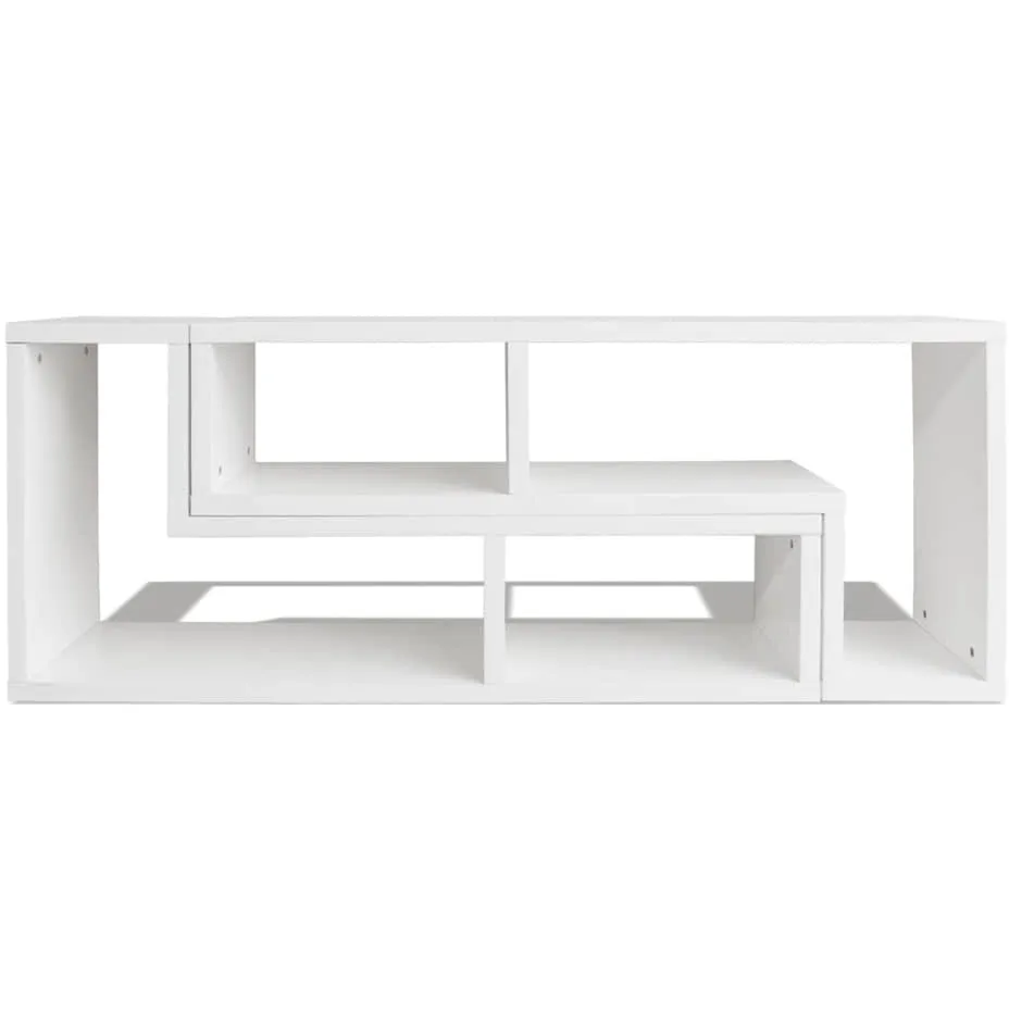 vidaXL Tv-meubel dubbel L-vormig wit, foto 4
