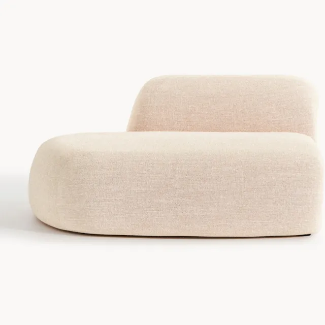Westwing Collection Bouclé chaise module Wolke Roze