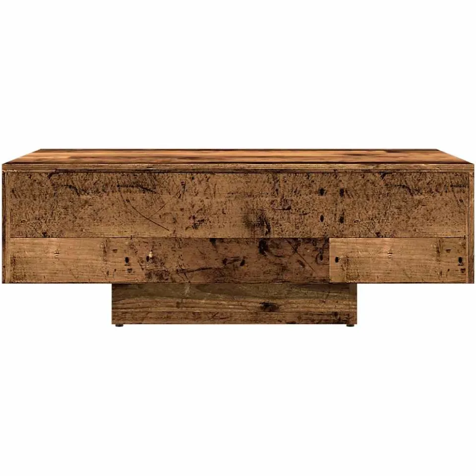 vidaXL Salontafel 85x55x31 cm bewerkt hout oud houtkleurig bruin, foto 3