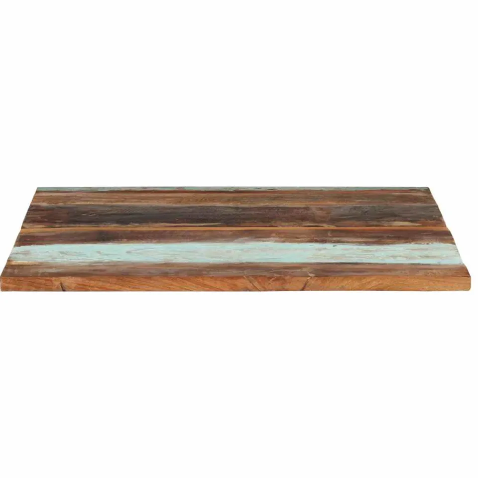 vidaXL Tafelblad vierkant 25-27 mm 80x80 cm massief gerecycled hout meerkleurig, foto 2