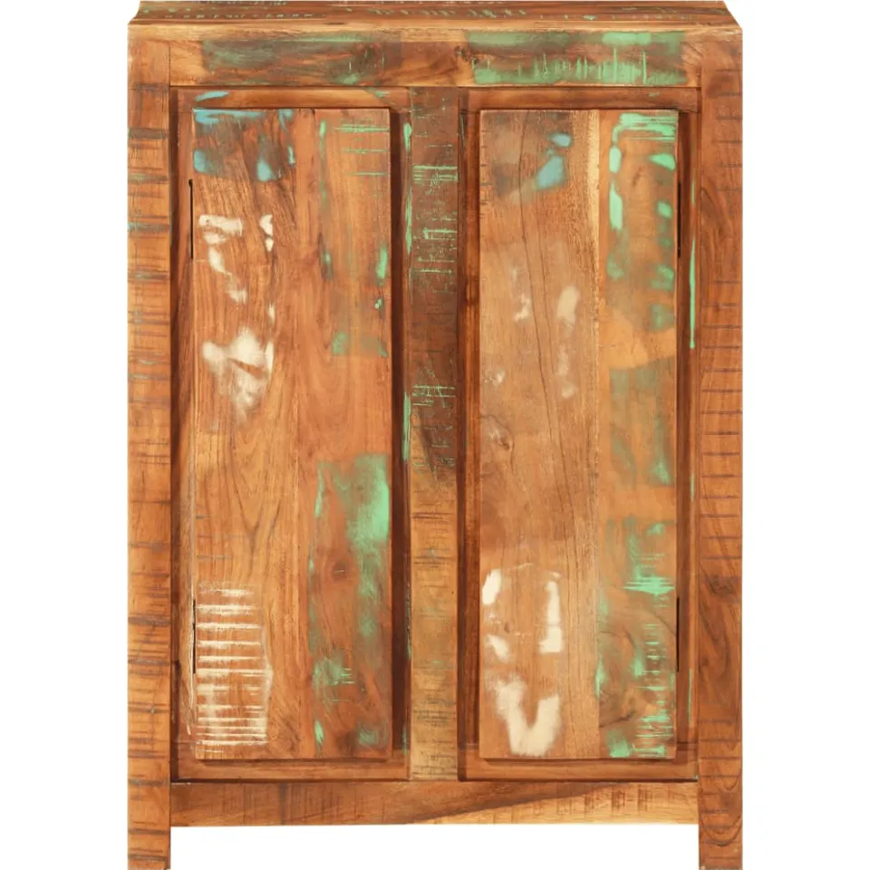 vidaXL Dressoir 55x33x75 cm massief gerecycled hout bruin, foto 3