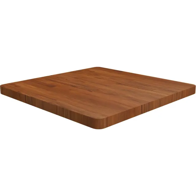 vidaXL Tafelblad vierkant 70x70x4cm behandeld eiken donkerbruin