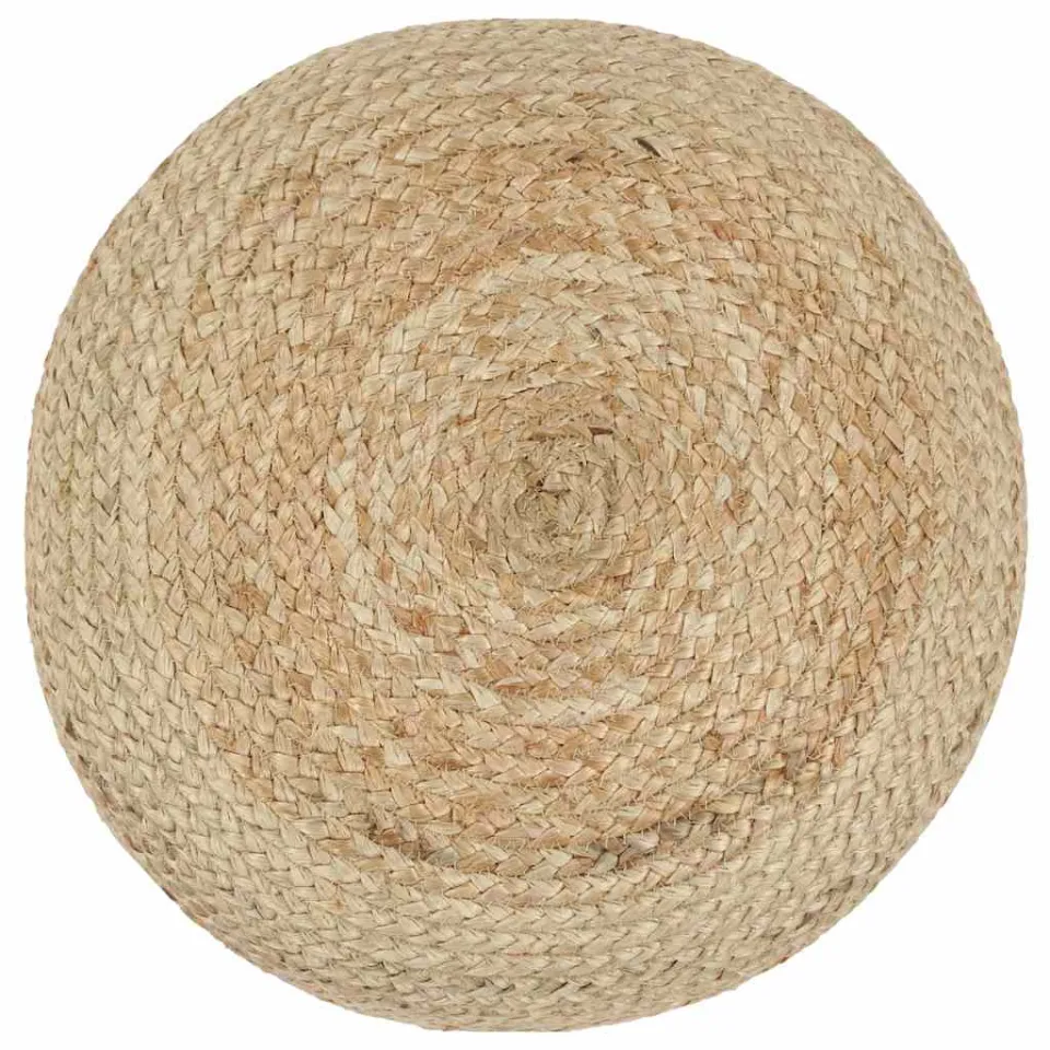 vidaXL Poef handgemaakt 45x30 cm jute bruin, foto 2