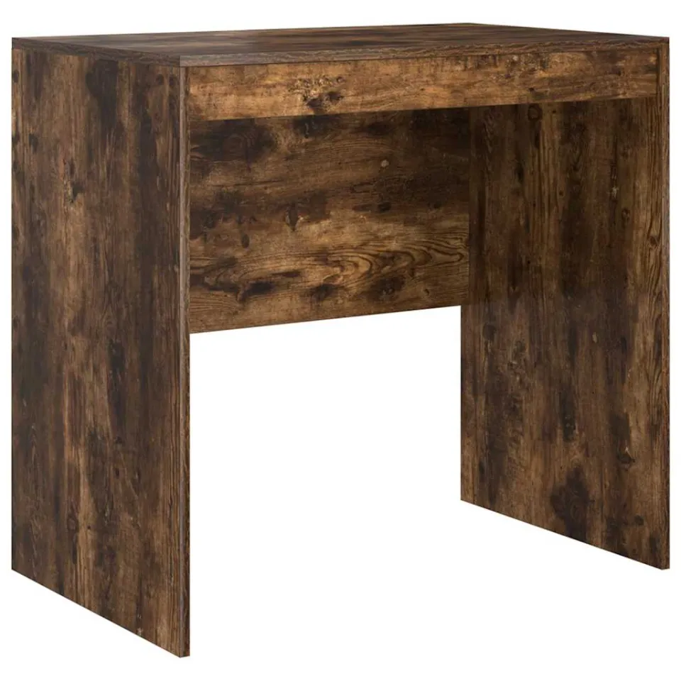 vidaXL Bureau Gerookt eiken 80 x 50 x 76 cm, foto 3