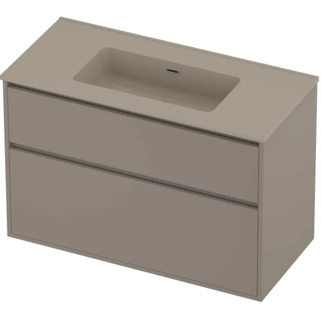 Proline Tribute Badmeubelset Porselein Elegant 100x46x67 cm Mat Crème Cotton Clay Beige