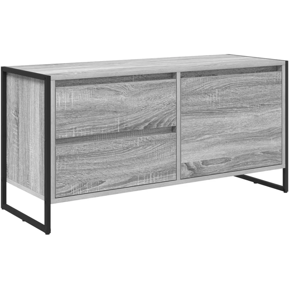 vidaXL TV-kast 100 x 36 x 49.5 cm Grijs Sonoma