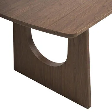 Kwantum Ferrara eettafel bruin, foto 2