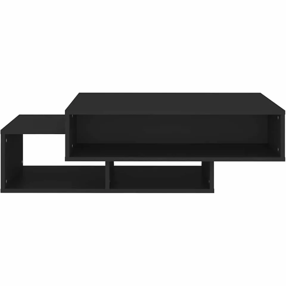 vidaXL Salontafel 105x55x32 cm bewerkt hout zwart, foto 4