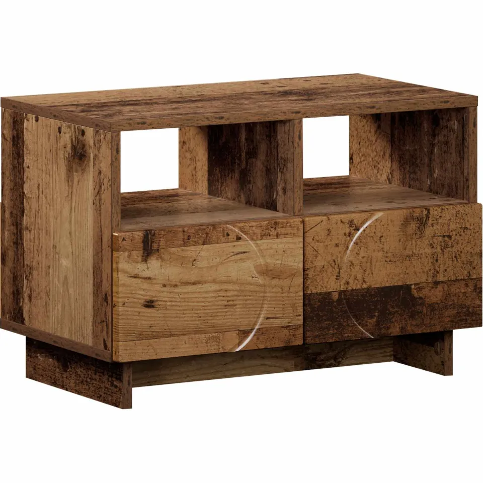 vidaXL TV-standaard 60 x 34.5 x 40 cm Oud hout Bewerkt hout bruin, foto 3