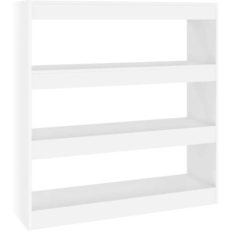 vidaXL Boekenkast/kamerscherm 100x30x103 cm wit