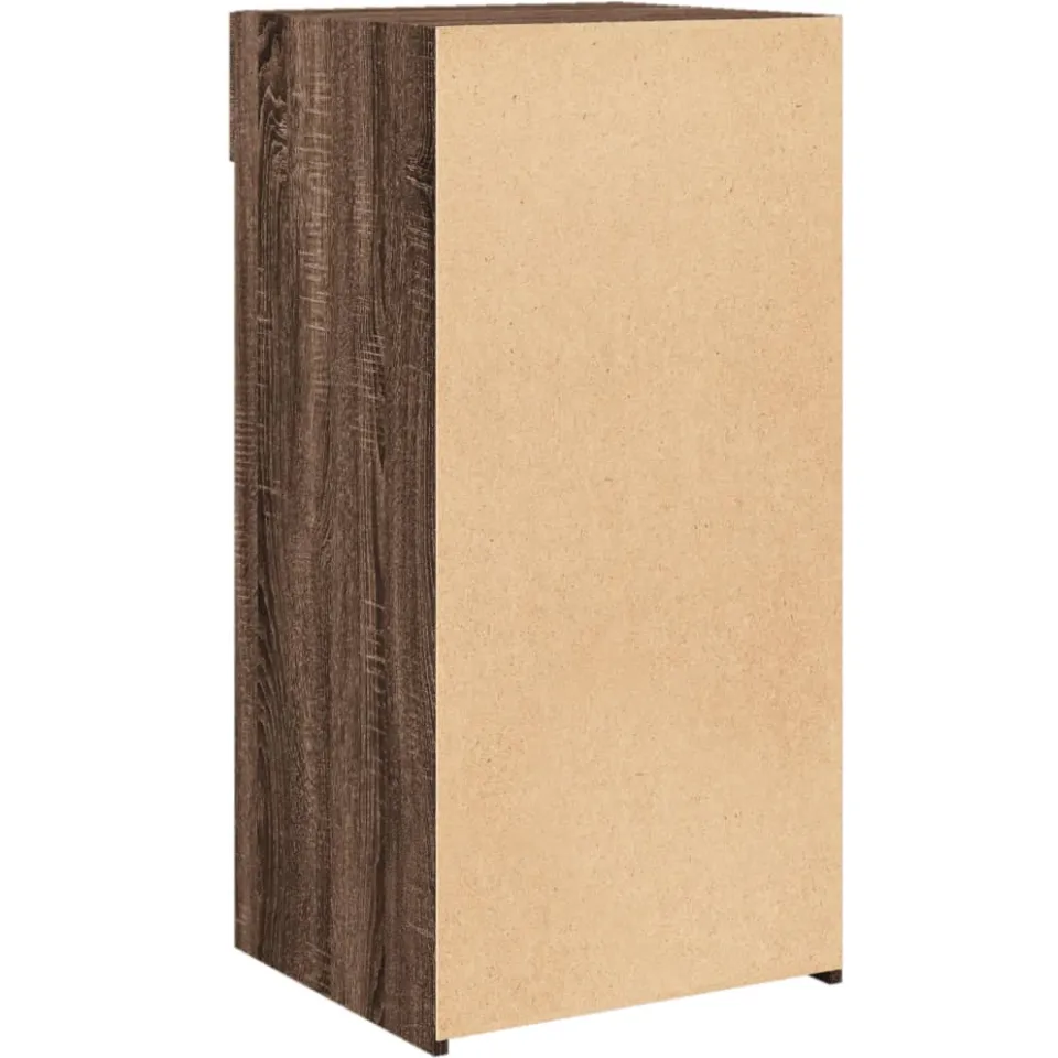 vidaXL Dressoir 45x42,5x93 cm bewerkt hout bruin eikenkleur, foto 4