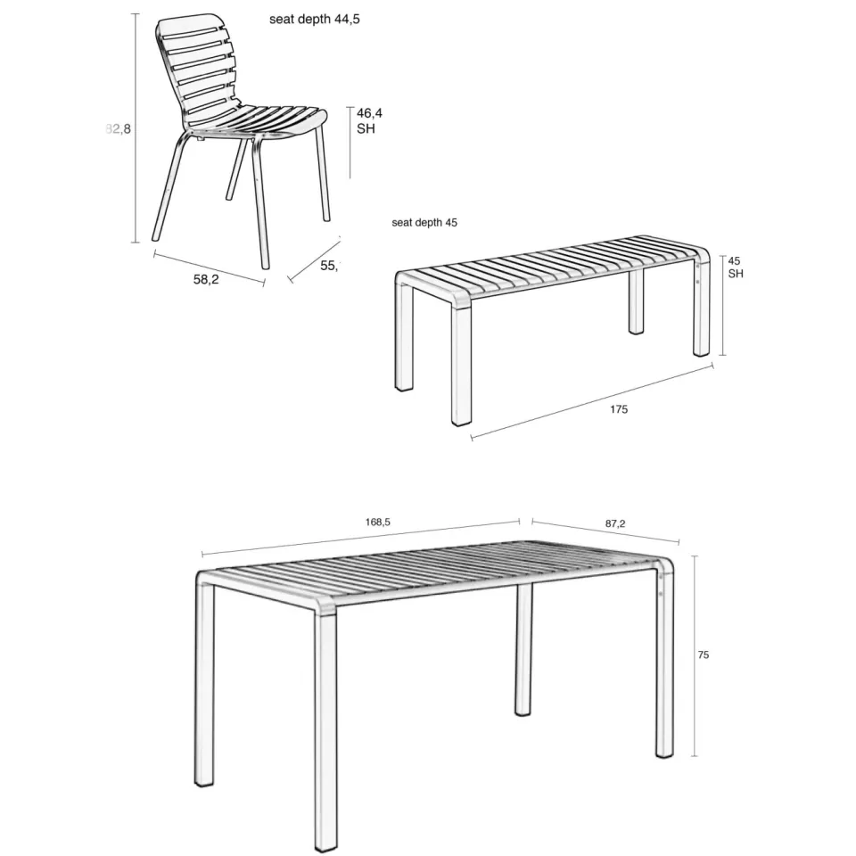 Zuiver Vondel diningset groen, foto 6