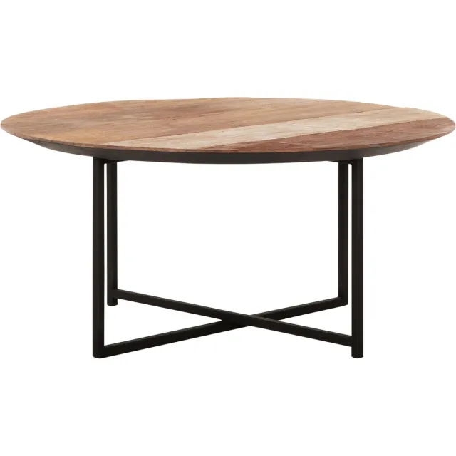 d-Bodhi Salontafel Cosmo rond - 75cm Bruin, Zwart
