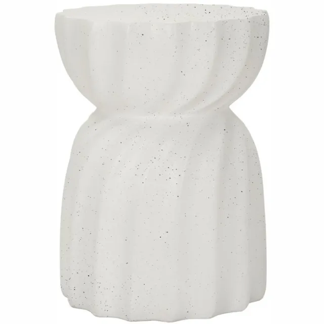 Mauro Ferretti Bijzettafel Twisty End Table Ø 36×47,5 cm Crème
