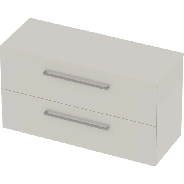 Basic-Line Deck 46 Badmeubelset Voor Grepen 120x46x66 cm D46HWD120 Ice White Wit
