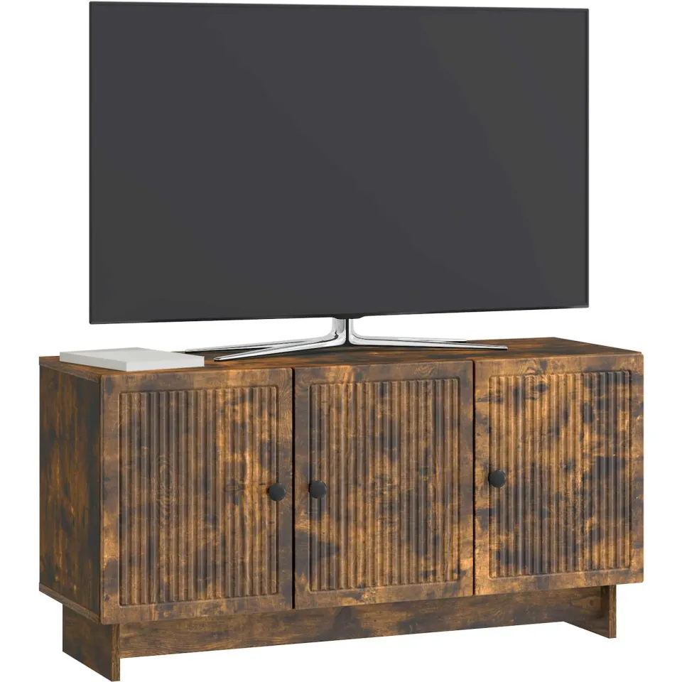 vidaXL TV-kast 99 x 34,5 x 50 cm Gerookt eiken Bewerkt hout, foto 3